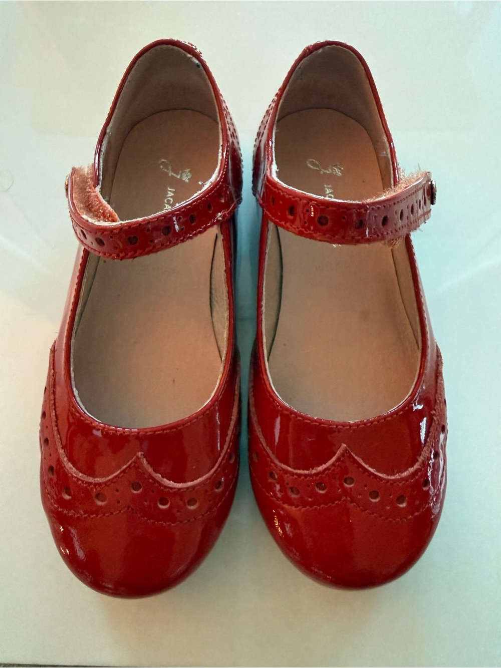 Jacadi Red Mary Jane Dress Shoes